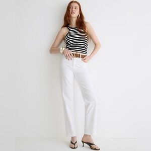 J Crew NWT 90s classic straight-fit jean in white wash BP944